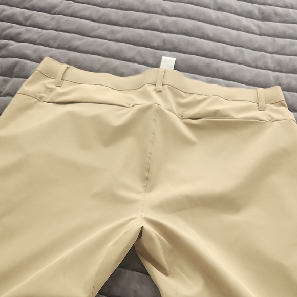 Fabletics Tan Casual Pants. The Only Pant Slim Fit - Picture 4 of 7